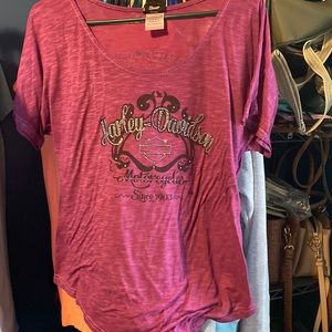 Harley Tee short sleeve scoop neck